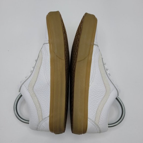 Vans Old Skool Men's Double Lite Gum Sole White Shoes 721278 US Size 6 - Picture 6 of 8